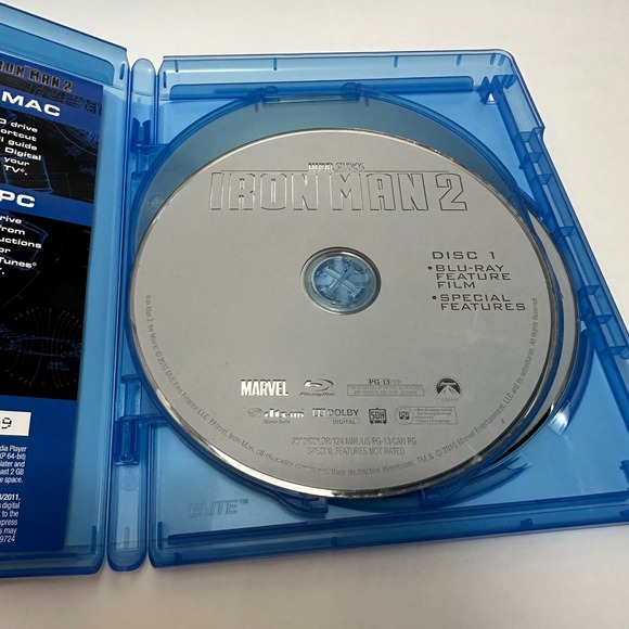 Marvel Studios MCU Blu-ray DVD Lot 7 Movies Iron Man Thor Black Panther Hulk - Picture 8 of 14